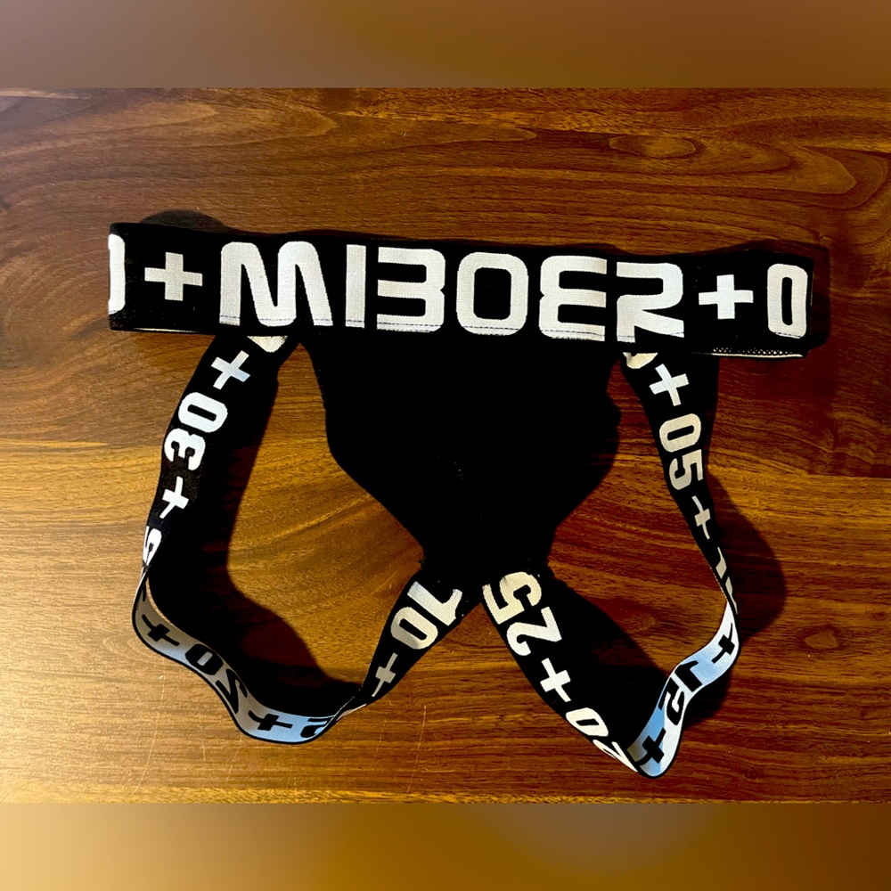 M130ER Black “Math” Jockstrap - M (fits like small)